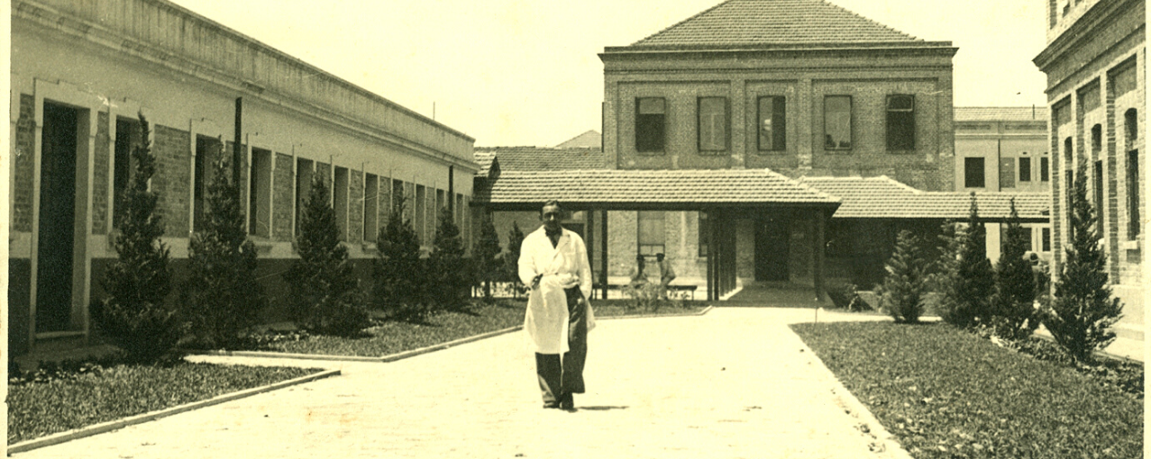 Vista da enfermaria da Hospedaria de Imigrantes do Brás